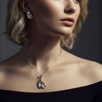 Charger l'image dans la galerie, Amore Mio™ | Collier Canin Félin + Boucles d’oreilles assorties offertes