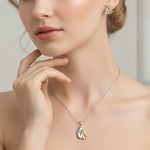 Charger l'image dans la galerie, Amore Mio™ | Collier Canin Félin + Boucles d’oreilles assorties offertes