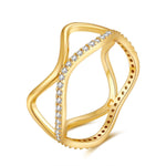 Charger l'image dans la galerie, Bague "Courbe" ~ Argent Sterling