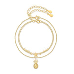 Charger l'image dans la galerie, Bracelet de cheville "Été" ~ Or / Argent