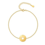 Charger l'image dans la galerie, Bracelet de cheville "Rose des Vents" ~ Argent/Or