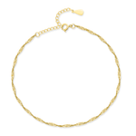 Charger l'image dans la galerie, Bracelet de cheville "Reflet" ~ Argent / Or