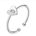 Charger l'image dans la galerie, Bague "Initiale" ~ Or / Rose / Argent