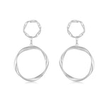 Charger l'image dans la galerie, Boucles "Cercles Suspendus" ~ Argent / Or