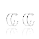 Charger l'image dans la galerie, Boucles "Ear Cuff - U" ~ Argent Sterling