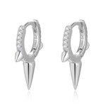 Charger l'image dans la galerie, Boucles "Shiny Spike" ~ Argent Sterling
