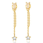 Charger l'image dans la galerie, Boucles "Long Purity" ~ Argent Sterling