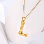 Charger l'image dans la galerie, Collier "Boho Bamboo" ~ Or