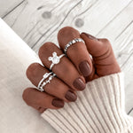 Charger l'image dans la galerie, Bague "Black Love" ~ Argent Sterling