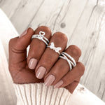 Charger l'image dans la galerie, Bague "Twisted Queen" ~ Argent Sterling