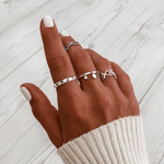 Charger l'image dans la galerie, Bague "Petites Empreintes" ~ Argent Sterling