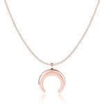 Charger l'image dans la galerie, Collier "Lune" ~ Or / Argent / Rose