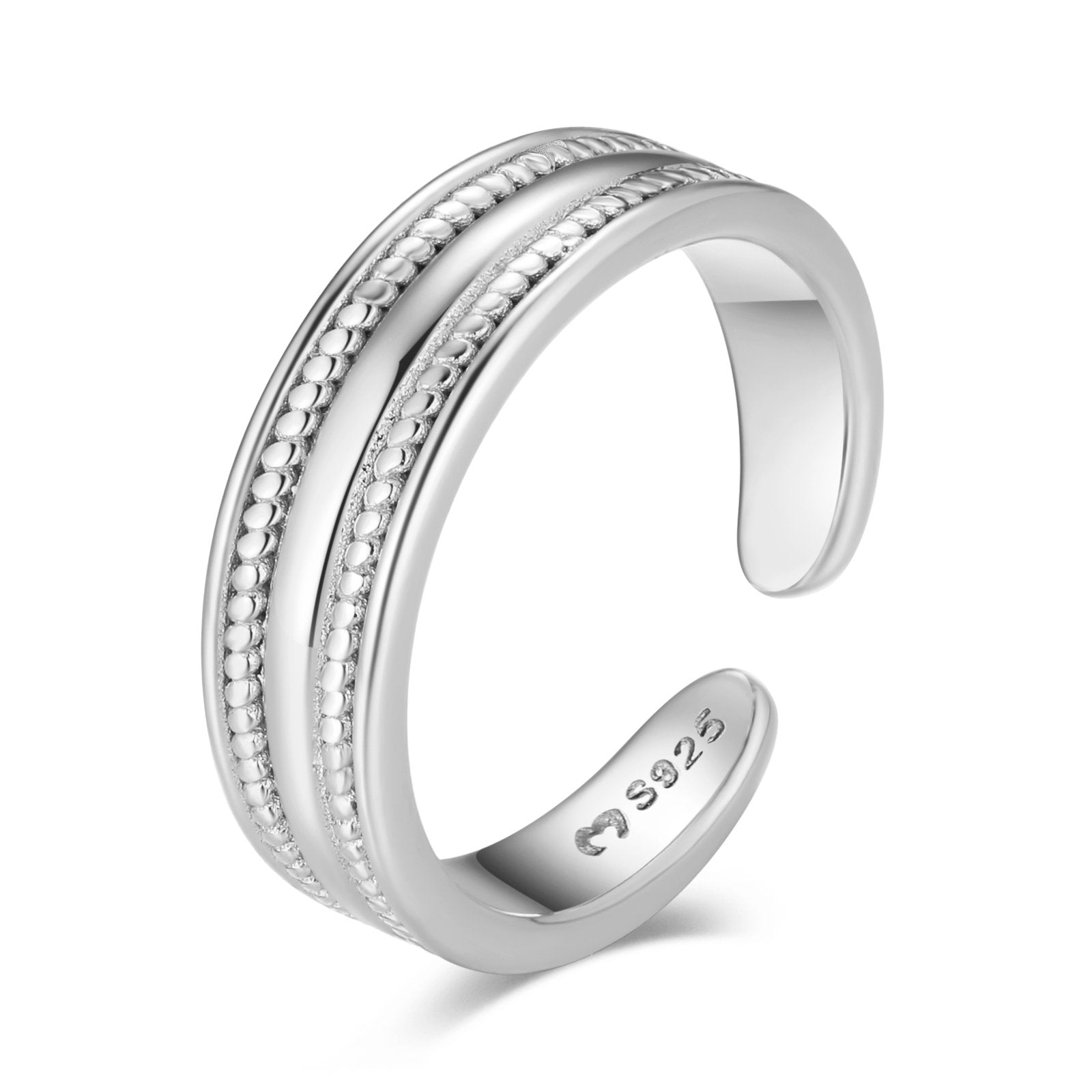 Bague De Pied Ou Doigt Réglable Argent Sterling - Taille Unique