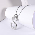 Charger l'image dans la galerie, Collier "Boho Bamboo" ~ Argent