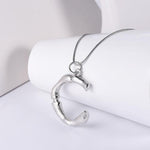 Charger l'image dans la galerie, Collier "Boho Bamboo" ~ Argent