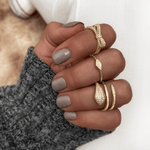 Charger l'image dans la galerie, Bague "Serpent Doré" ~ Argent Sterling