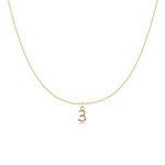 Charger l'image dans la galerie, Collier "Little Numbers" ~ Argent Sterling