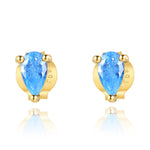 Charger l'image dans la galerie, Boucles "Blue Shell" ~ Argent Sterling