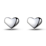 Charger l'image dans la galerie, Boucles Mini "Cœur" ~ Argent Sterling