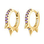 Charger l'image dans la galerie, Boucles "Mûre Punk" ~ Argent Sterling