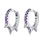 Charger l'image dans la galerie, Boucles "Mûre Punk" ~ Argent Sterling