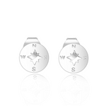 Charger l'image dans la galerie, Boucles "Rose des Vents" ~ Argent Sterling