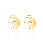 Charger l'image dans la galerie, Boucles "Rose des Vents" ~ Argent Sterling