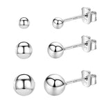 Charger l'image dans la galerie, Boucles "Sphérique" ~ Argent Sterling