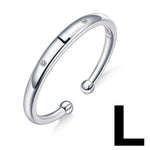 Charger l'image dans la galerie, Bague "Lettre Initiale" ~ Argent Sterling