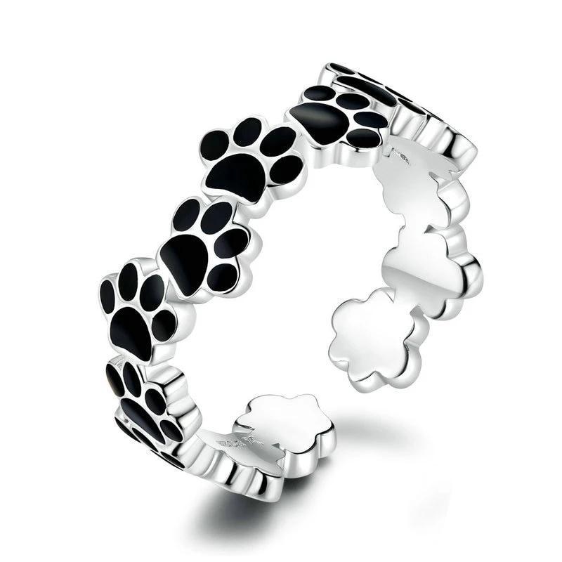 Bague "Pattes" ~ Argent Sterling