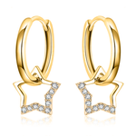 Charger l'image dans la galerie, Boucles "Star Charm" ~ Argent Sterling