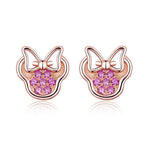 Charger l'image dans la galerie, Boucles "Pink Minnie" ~ Argent Sterling