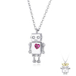 Charger l'image dans la galerie, Collier "Robot Lover" ~ Argent Sterling