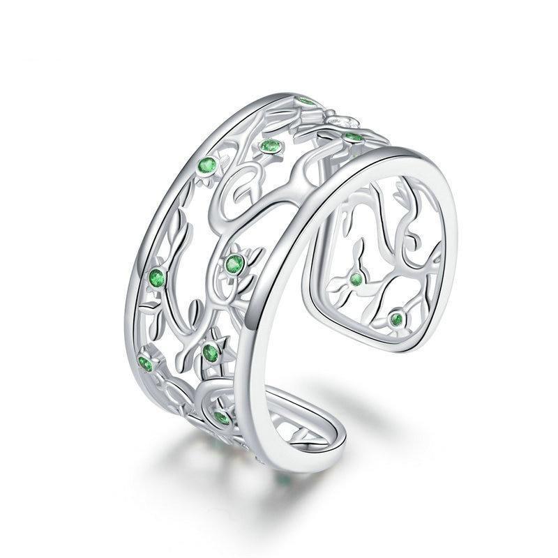 Bague "Herbal" ~ Argent Sterling
