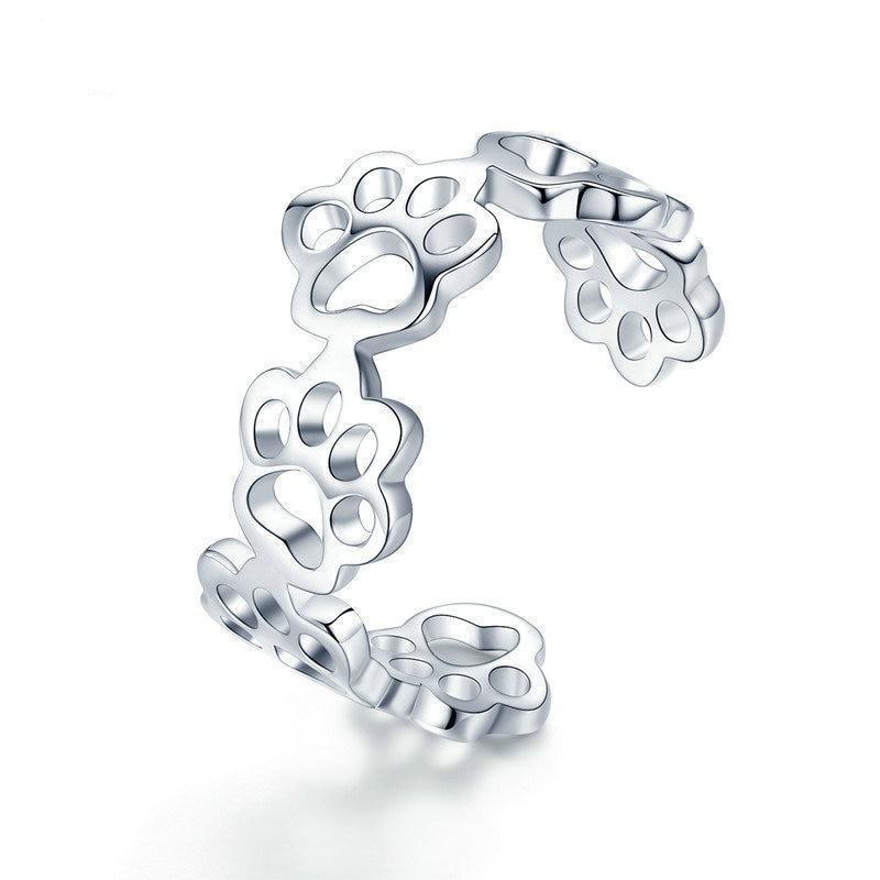 Bague "Empreintes" ~ Argent Sterling