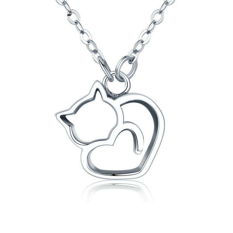 Collier "Loved Cat" ~ Argent Sterling