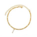 Charger l'image dans la galerie, Bracelet de cheville "Initiales" ~ Or/Argent