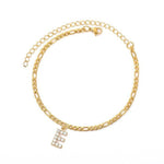 Charger l'image dans la galerie, Bracelet de cheville "Initiales" ~ Or/Argent