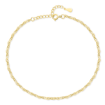 Charger l'image dans la galerie, Bracelet de cheville "Deco" ~ Argent/Or