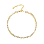 Charger l'image dans la galerie, Bracelet de cheville "Light Blanch" ~ Or/Argent