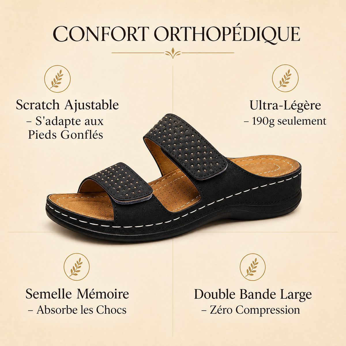 Confort Orthopédique - 4 Bénéfices