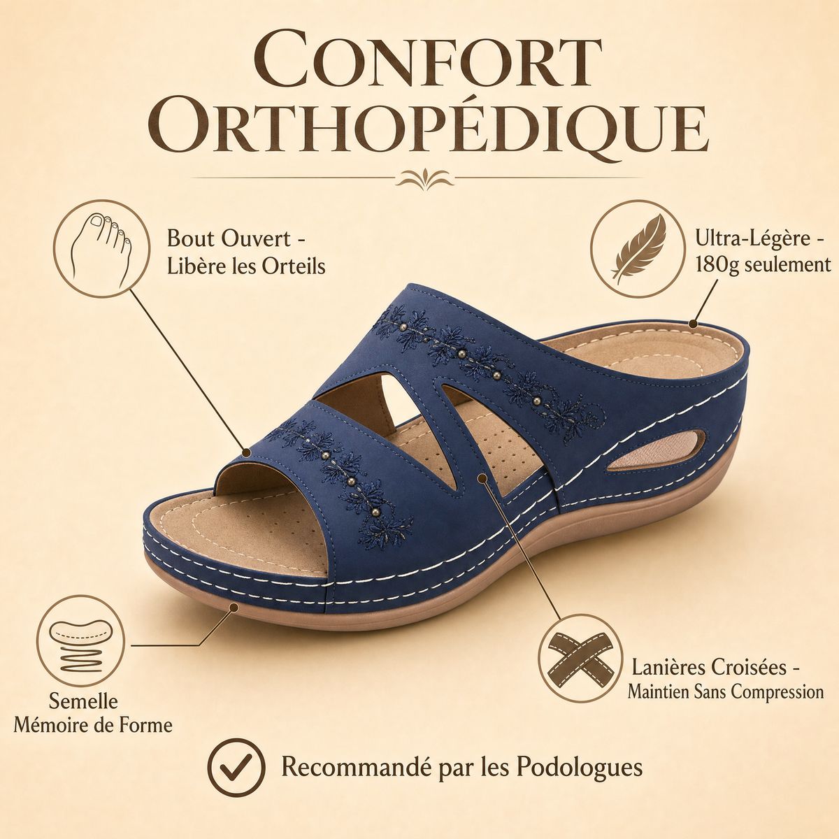 Confort Orthopédique - 4 Bénéfices