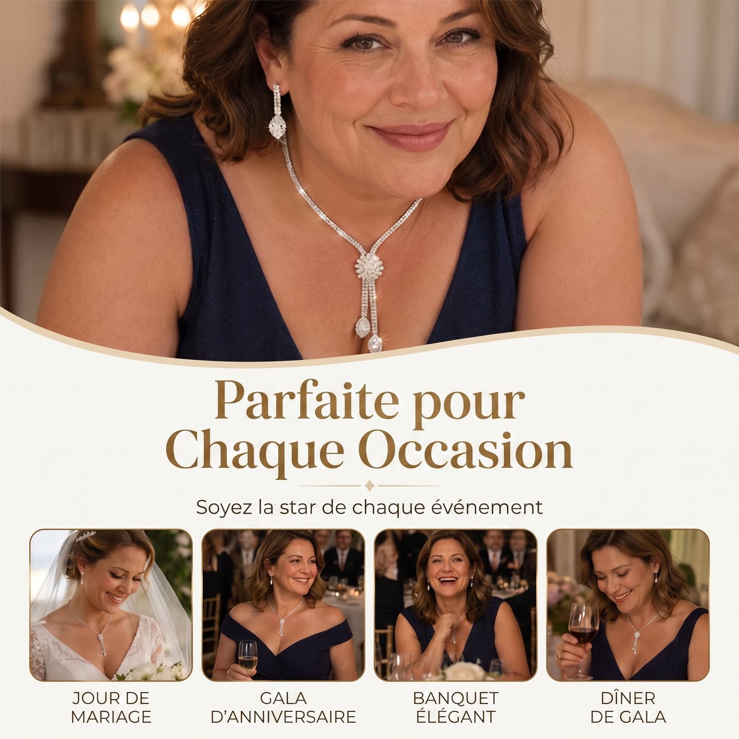 Parfaite pour chaque occasion - mariage, gala, banquet, dîner