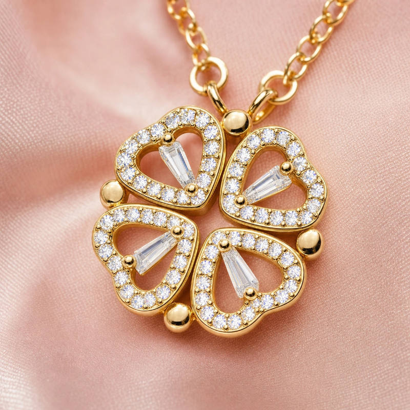 Collier Cœur de Printemps | Nouvelle Collection + Boucles d'oreilles offertes