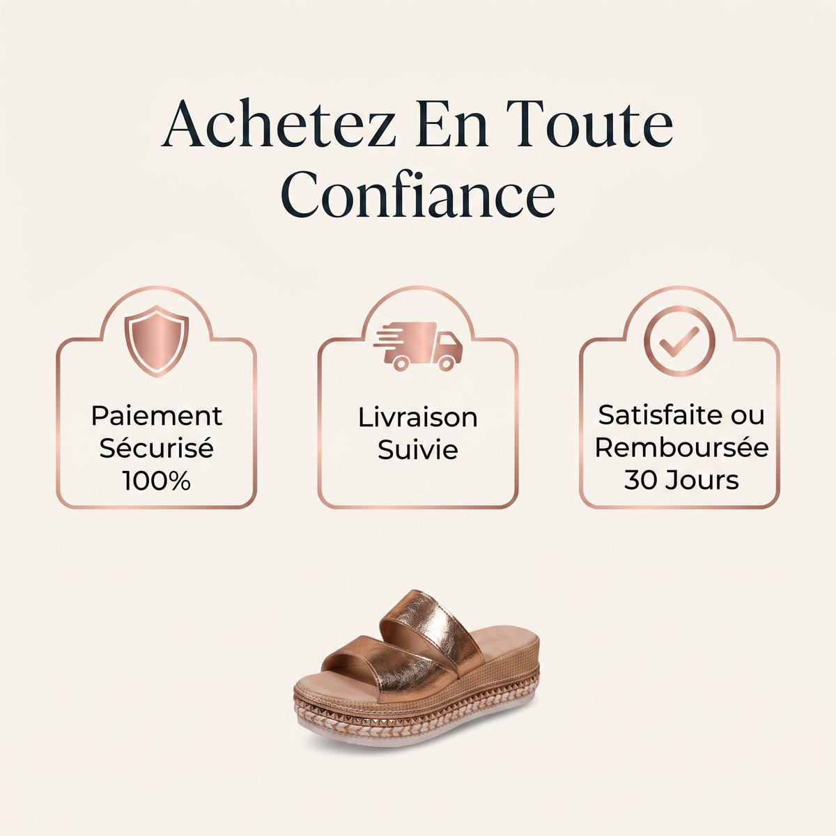 Sandale Majorque™ Plateforme Confort+ (Nouvelle Collection)
