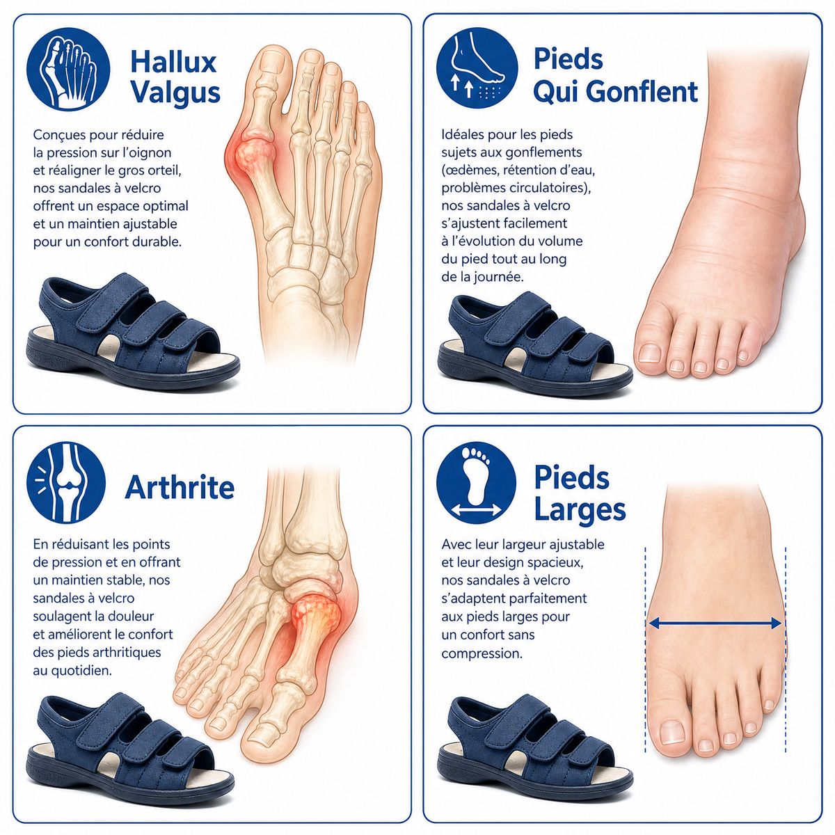Sandale Balea - medical 2x2