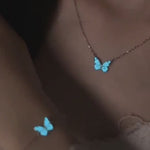 Charger et lire la vidéo dans la visionneuse de la Galerie, Vidéo parure papillon lumineux
