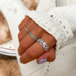 Charger l&#39;image dans la galerie, Bague &quot;Daisy&quot; ~ Argent Sterling
