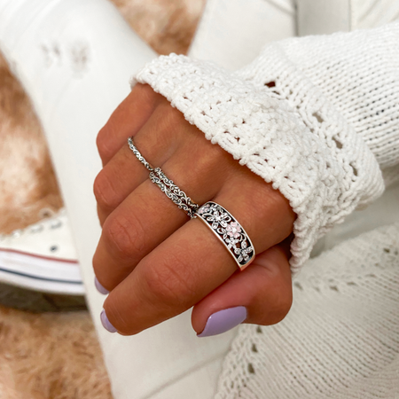 Bague "Daisy" ~ Argent Sterling