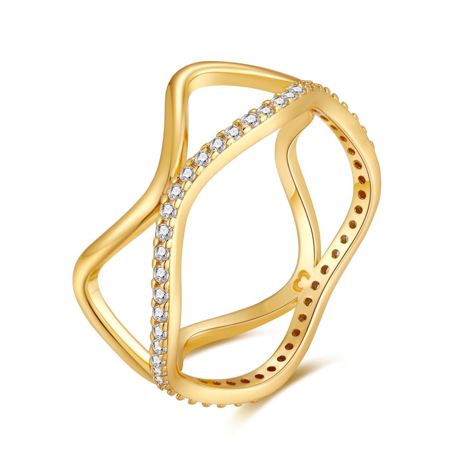 Bague "Courbe" ~ Argent Sterling